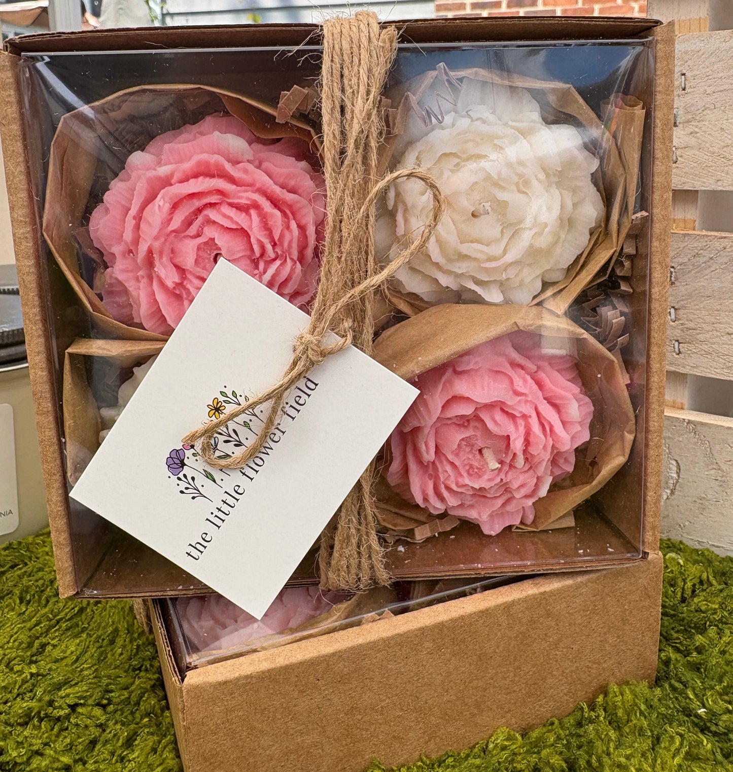 Peony Candle Gift Set