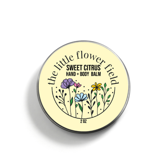 Sweet Citrus Hand + Body Balm — Shea & Sweet Almond | Small Batch