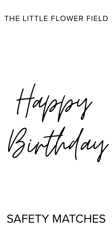 Happy Birthday Matches