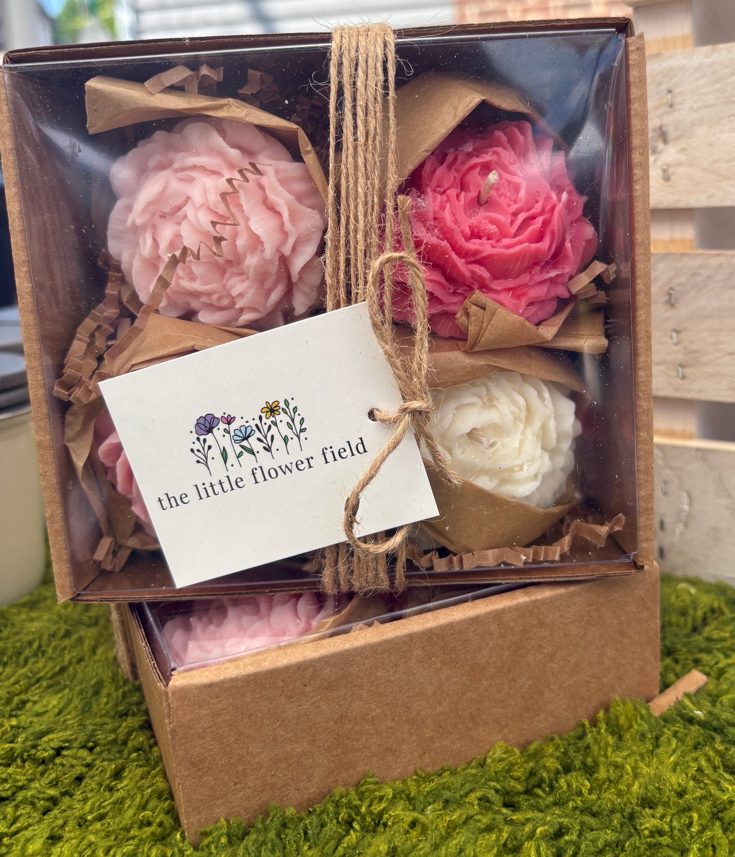 Peony Candle Gift Set