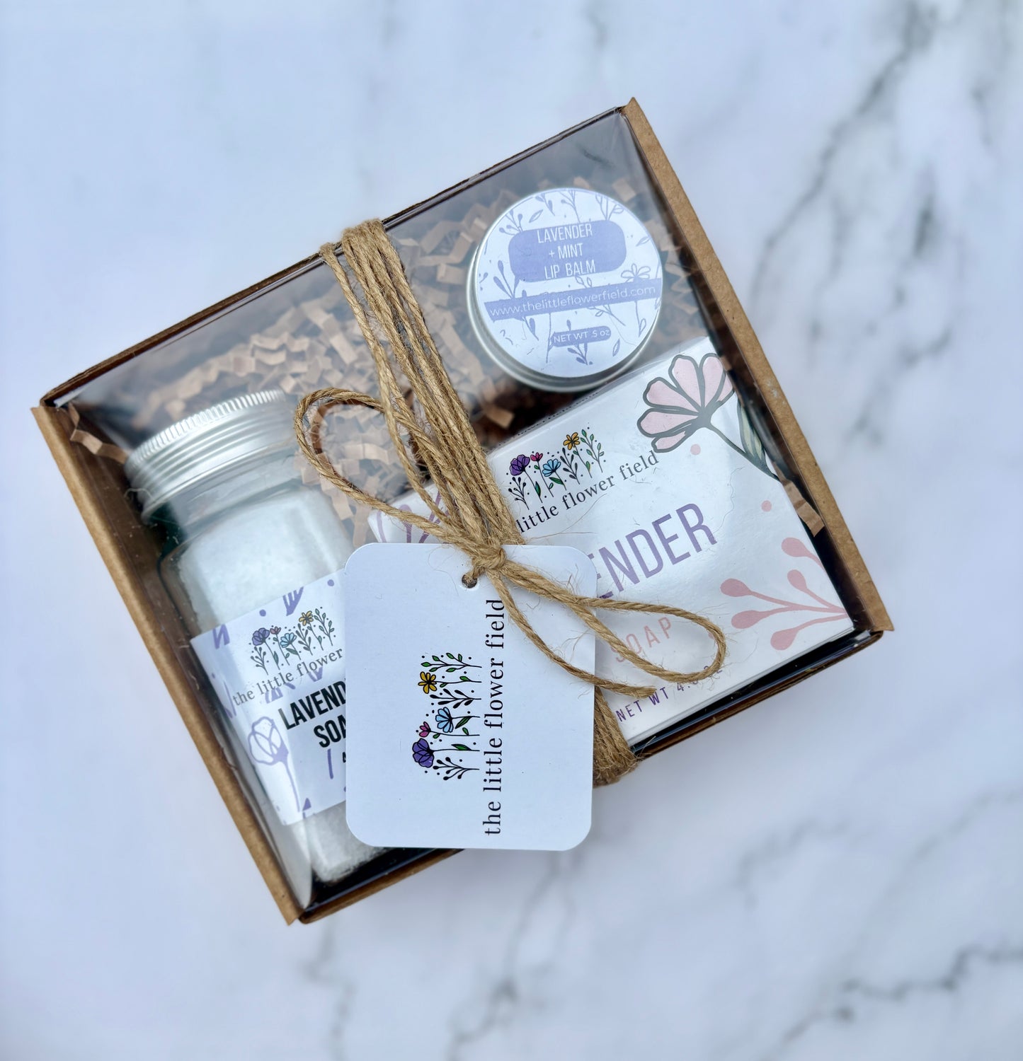 Lavender Mini Spa Box — Handcrafted Gift Set | Small Batch