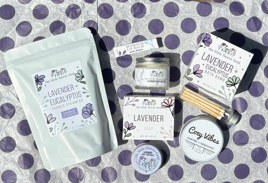 Mother's Day Lavender Spa Gift Set — Handcrafted