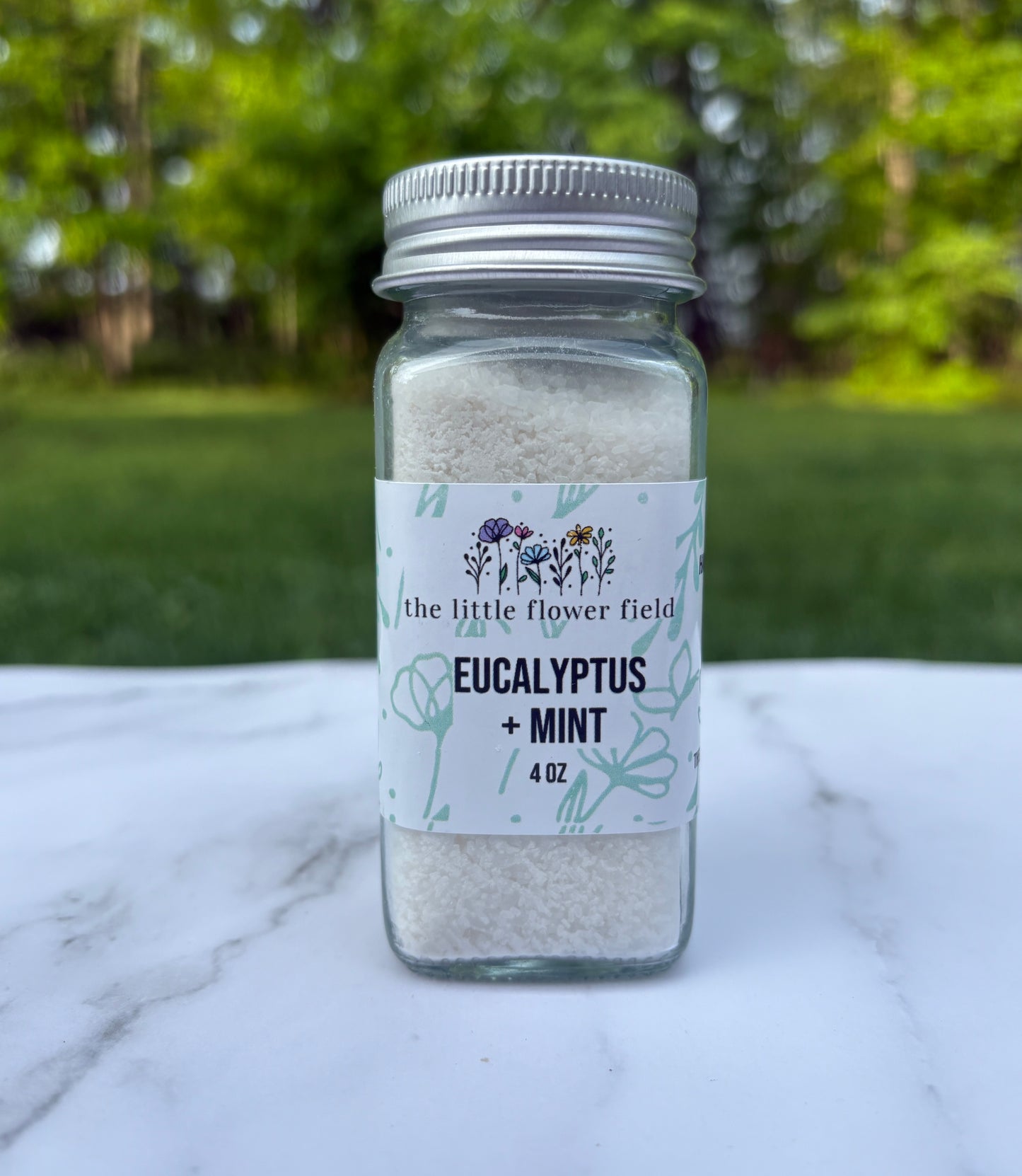 Eucalyptus + Mint Bath Soak — Magnesium, Kaolin Clay & Essential Oil Blend | Small Batch