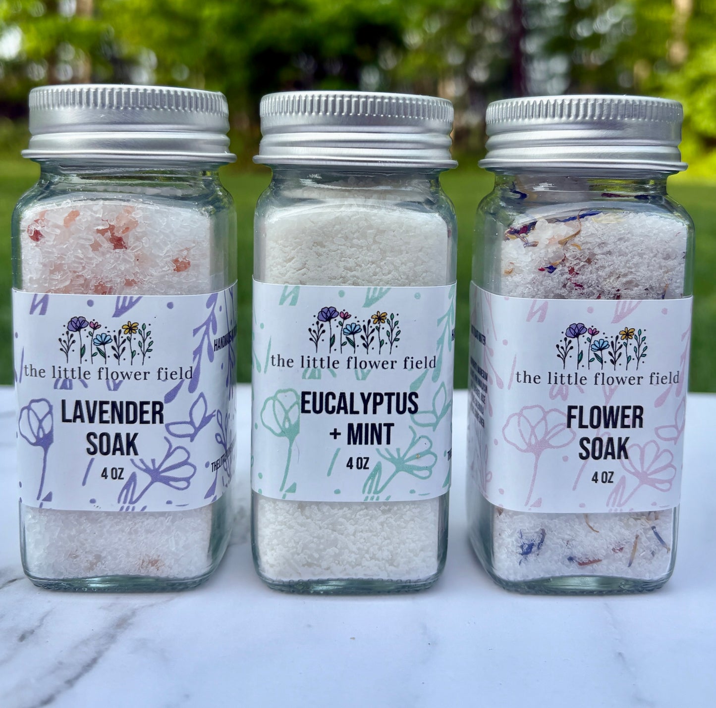 Eucalyptus + Mint Bath Soak — Magnesium, Kaolin Clay & Essential Oil Blend | Small Batch
