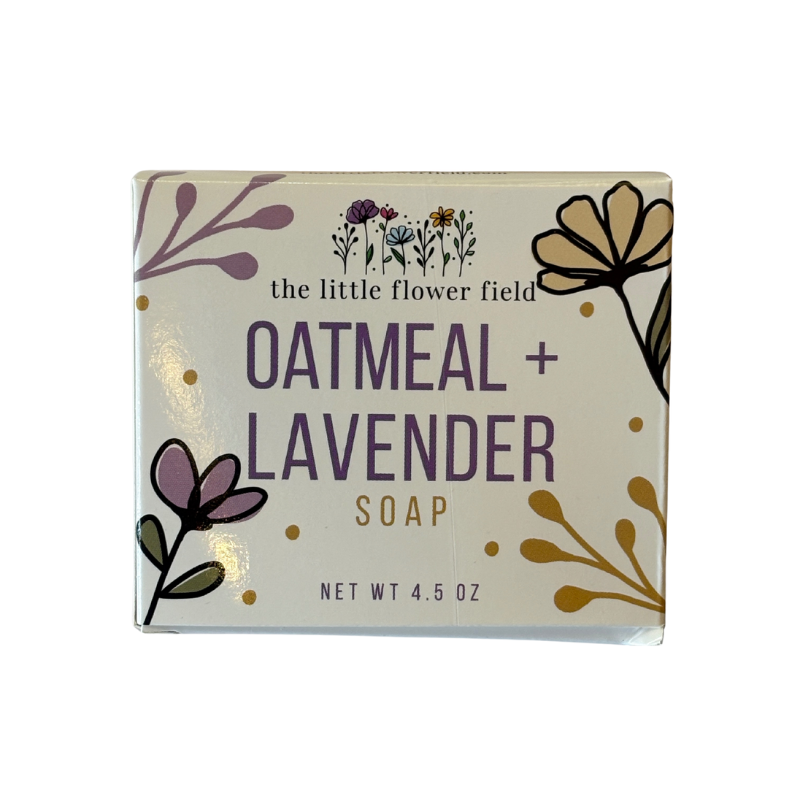 Lavender + Oatmeal Handmade Soap — Gentle & Soothing | Small Batch