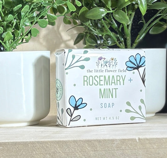 Rosemary + Mint Handmade Soap — Aromatherapy | Small Batch