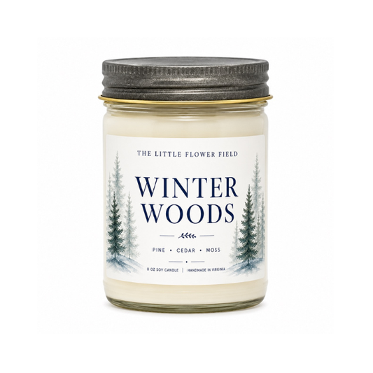 Winter Woods Soy Holiday Candle Jar | 8 oz