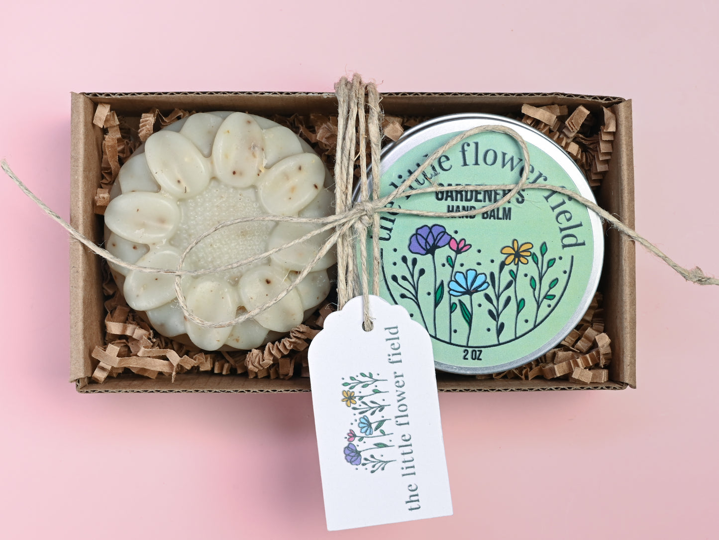 Gardener's Gift Set — Exfoliating Soap & Hand Balm | Small Batch