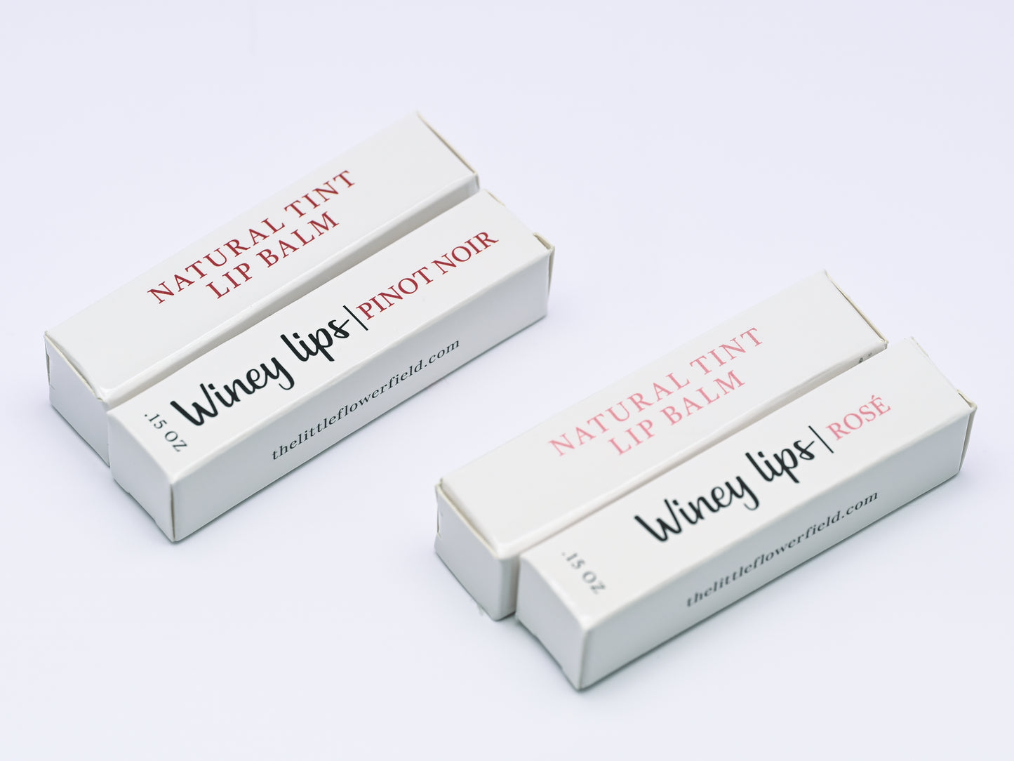 Winey Lips Natural Tinted Lip Balm — Rosé & Pinot Noir